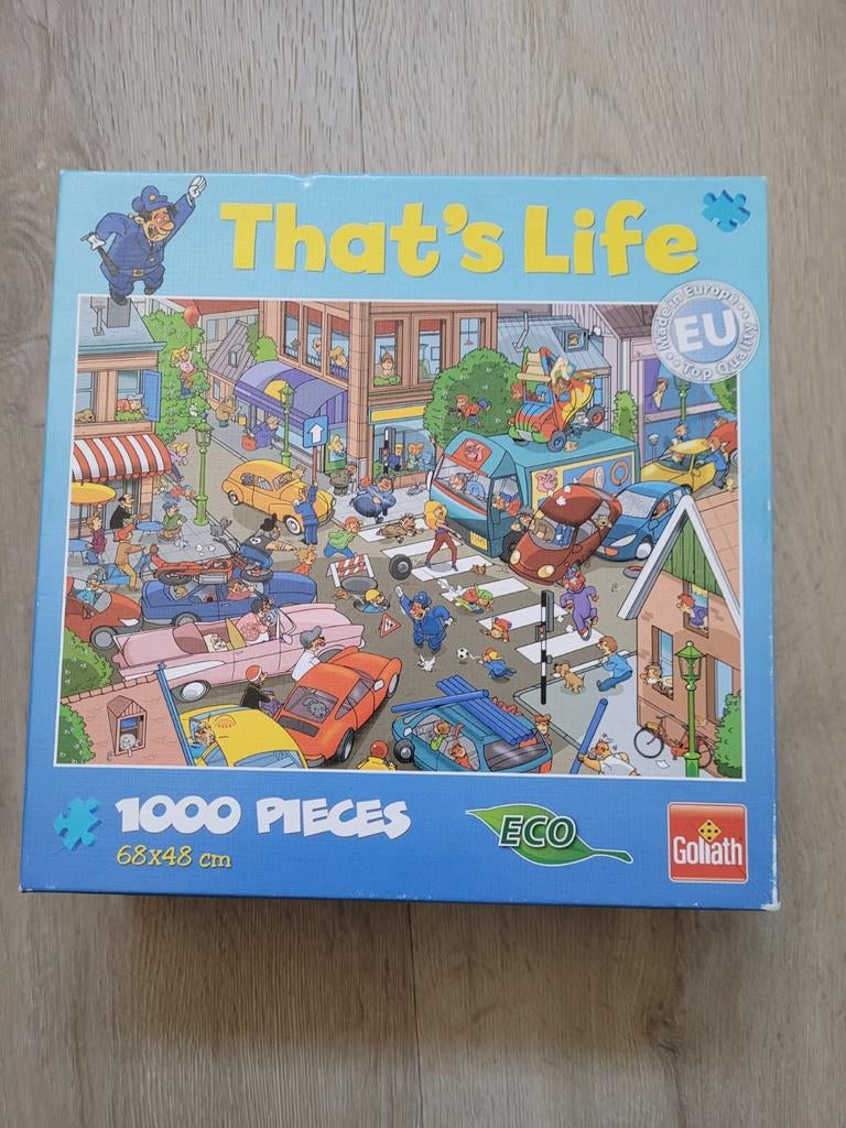 Puzzel Thats life, Ophalen of Verzenden, 500 t/m 1500 stukjes, Zo goed als nieuw