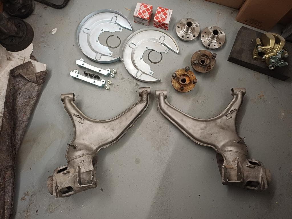 Golf 2/3/Passat Syncro draagarmen achteras, Auto-onderdelen, Ophanging en Onderstel, Ophalen of Verzenden, Gebruikt, Volkswagen