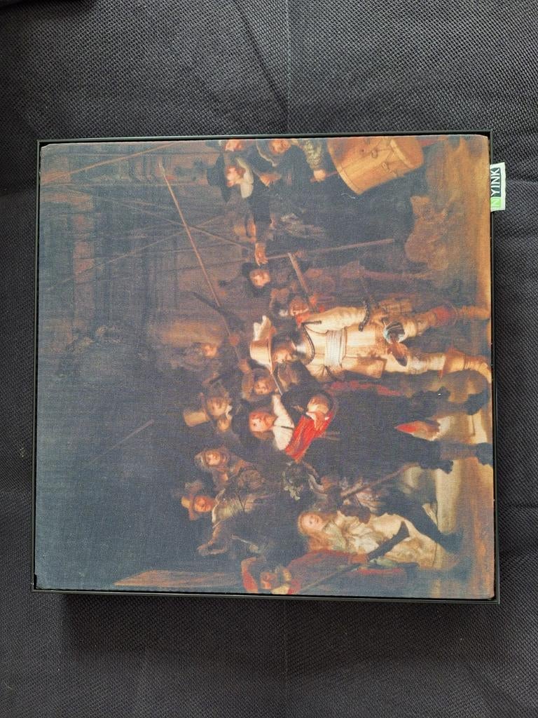 Akoestisch schilderij Nachtwacht Rembrandt 30x30 Nyink, Ophalen of Verzenden