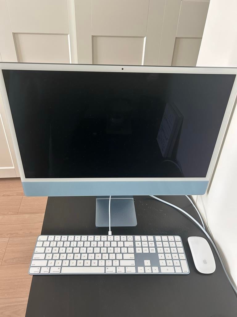 iMac 2021 256 GB (24-inch, M1), Computers en Software, Apple Desktops, Ophalen, IMac, 24 inch, Zo goed als nieuw