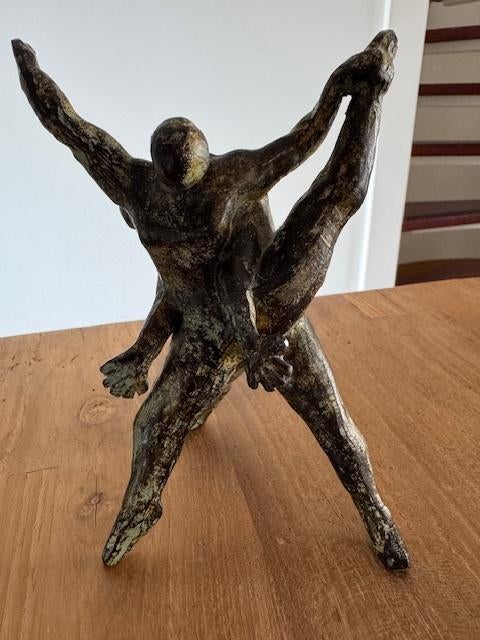 Beeldje, balletdansers brons, M. Noordkamp-Drummen, Ophalen of Verzenden