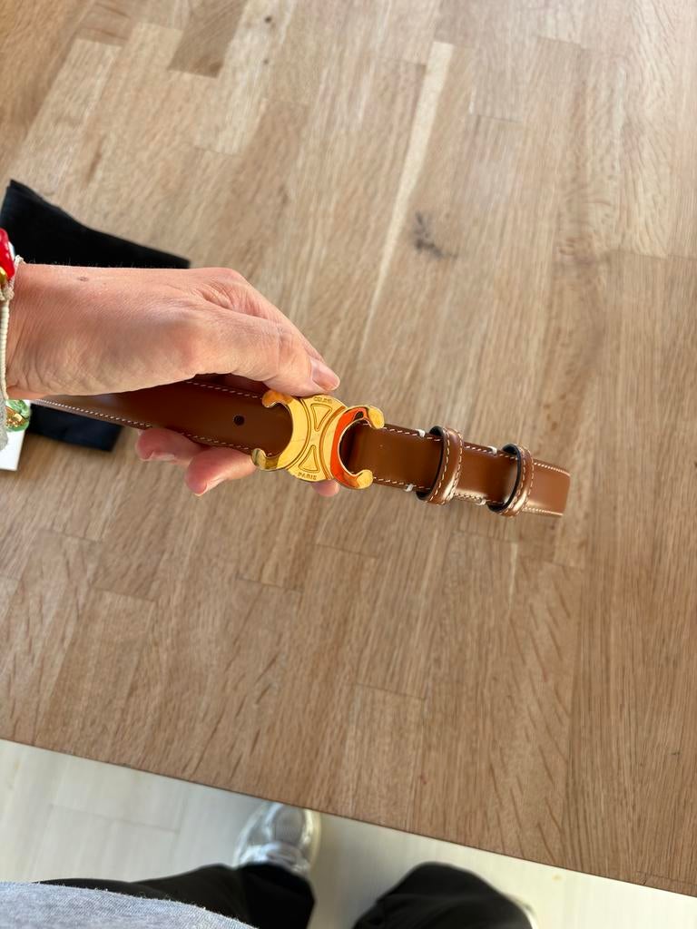 Céline riem - Amper gedragen met kleine schade aan gesp, Kleding | Dames, Riemen en Ceinturen, Ophalen of Verzenden, Zo goed als nieuw