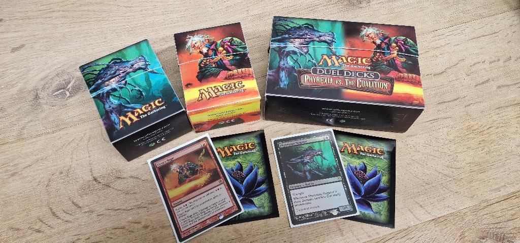 Duel decks: Phyrexia vs The Coalition, Ophalen of Verzenden, Zo goed als nieuw, Speeldeck