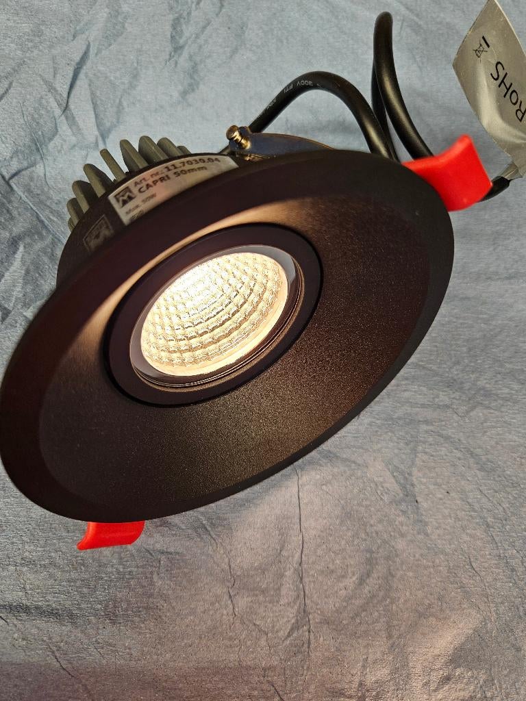 Maretti,  inbouwspot MAT ZWART, Huis en Inrichting, Ophalen, Metaal of Aluminium, Nieuw, Led