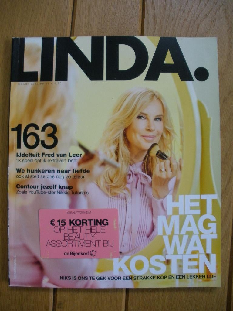LINDA nummer 163, Boeken, Tijdschriften en Kranten, Ophalen of Verzenden, Zo goed als nieuw, Damesbladen