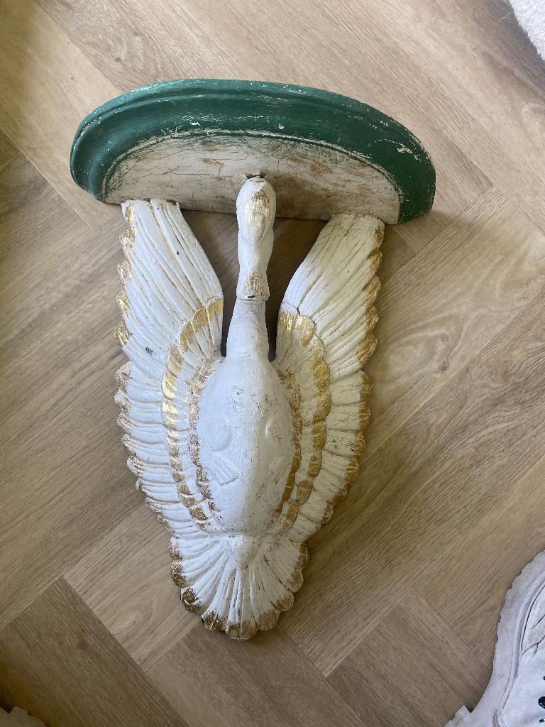 Schattig wandtafeltje met een zwaan, Ophalen of Verzenden