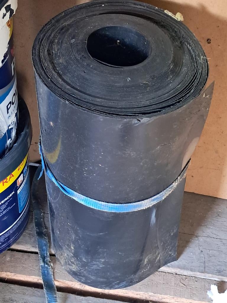 Gietrand - wortel / bamboebegrenzer Zwart Kunststof, Kunststof, 200 cm of meer, Ophalen of Verzenden, Zo goed als nieuw