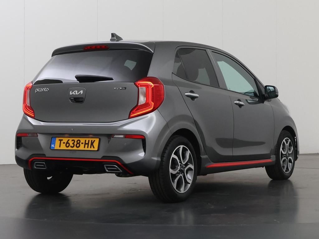 Kia Picanto 1.0 DPi GT-Line | Lederen Bekleding | Navigatie, Auto's, Kia, Voorwielaandrijving, Gebruikt, 4 stoelen, 23 km/l