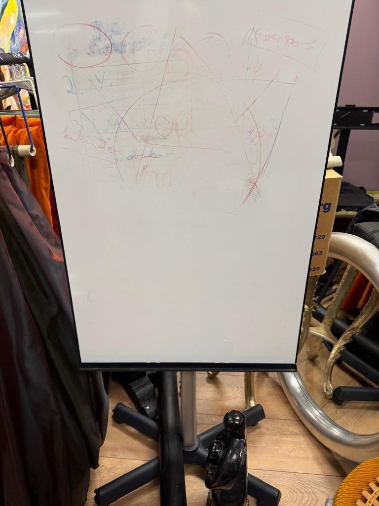 flip-over, Ophalen, Gebruikt, Whiteboard
