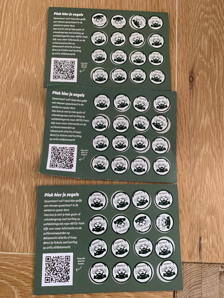 Artis korting kaart, Drie personen of meer, Kortingskaart