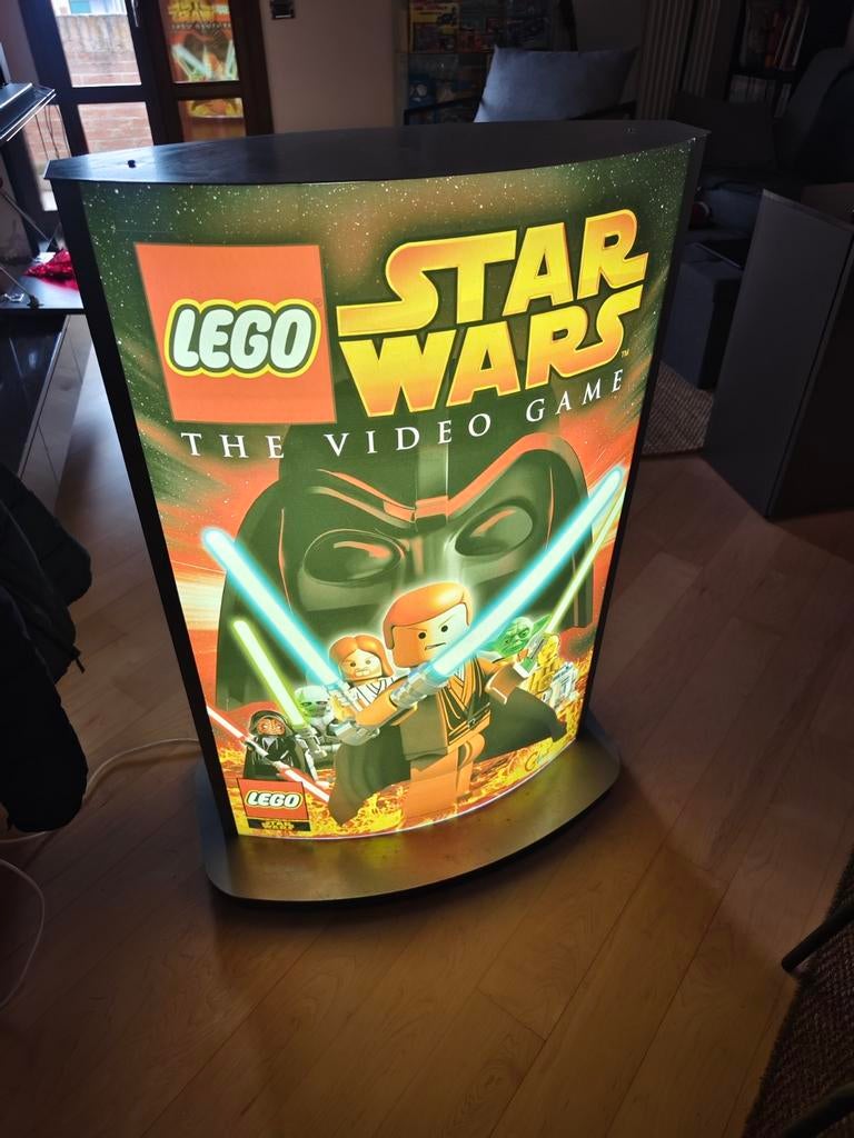 Lego Star Wars Display Lamp Store Vintage Videogame 2006, Ophalen of Verzenden, Gebruikt, Complete set, Lego