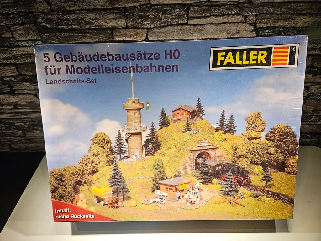 Faller bouwdoos verschillende objecten HO spoor trein 1:87, Overige merken, Gelijkstroom of Wisselstroom, Brug, Tunnel of Gebouw