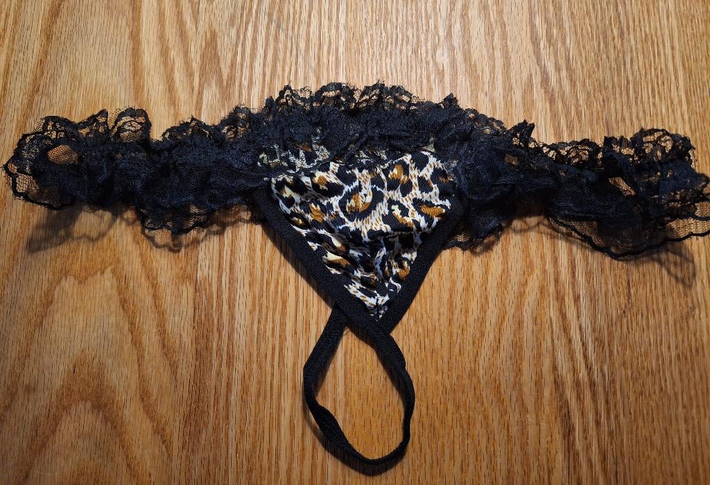 sexy heren string maat one size, Verzenden, Zwart, Overige typen