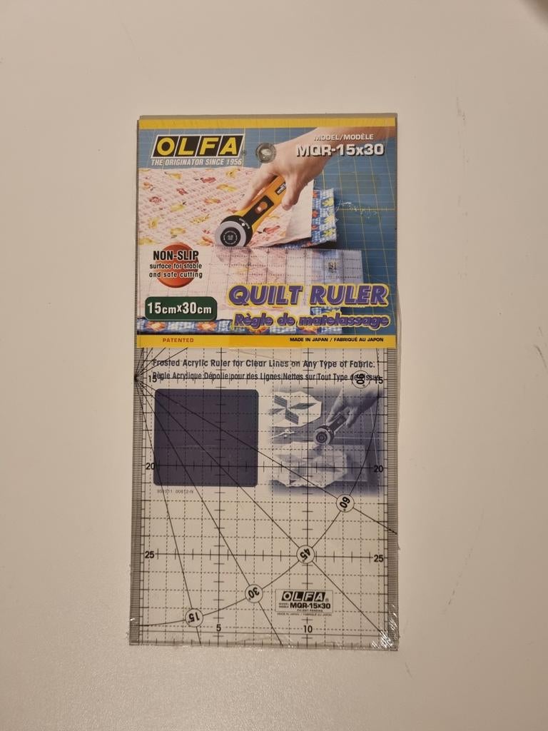 Olfa Quiltliniaal MQR-15x30 - 15cm x 30cm - Nieuw in folie, Ophalen of Verzenden, Nieuw, Gereedschap of Toebehoren