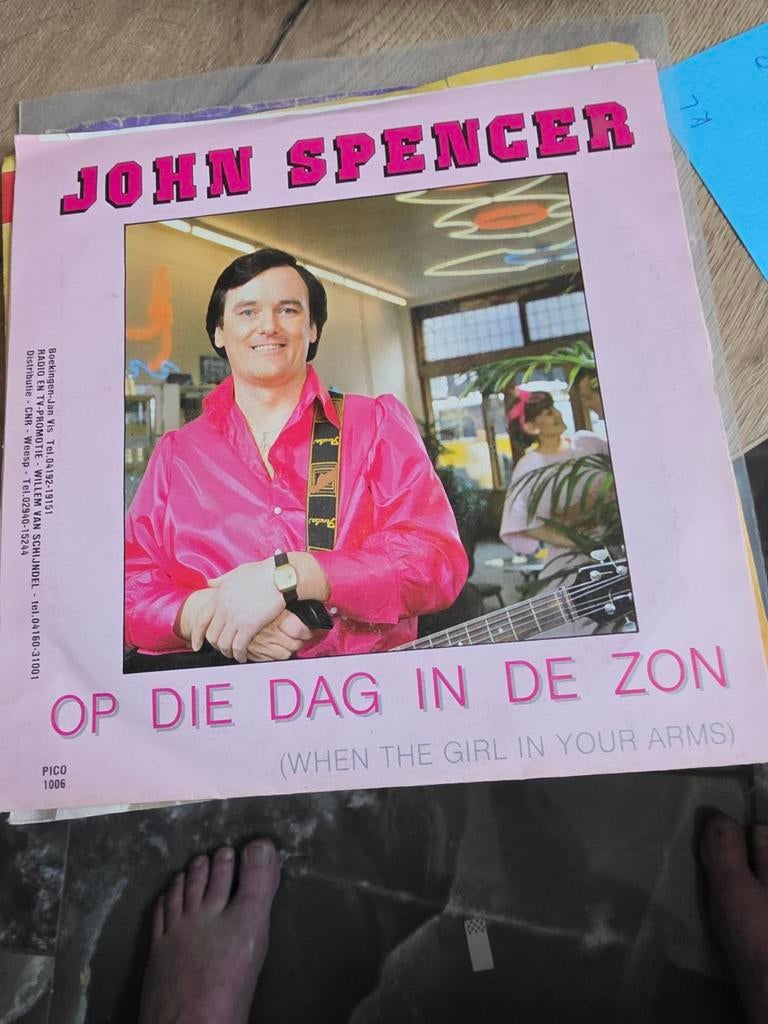 John Spencer - Op Die Dag In De Zon (Single), Ophalen of Verzenden