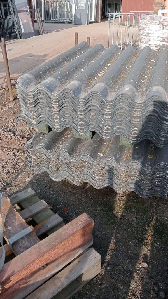 Ethernit Golfplaten, Overige materialen, Gebruikt, Niet ingevuld, 15 m² of meer