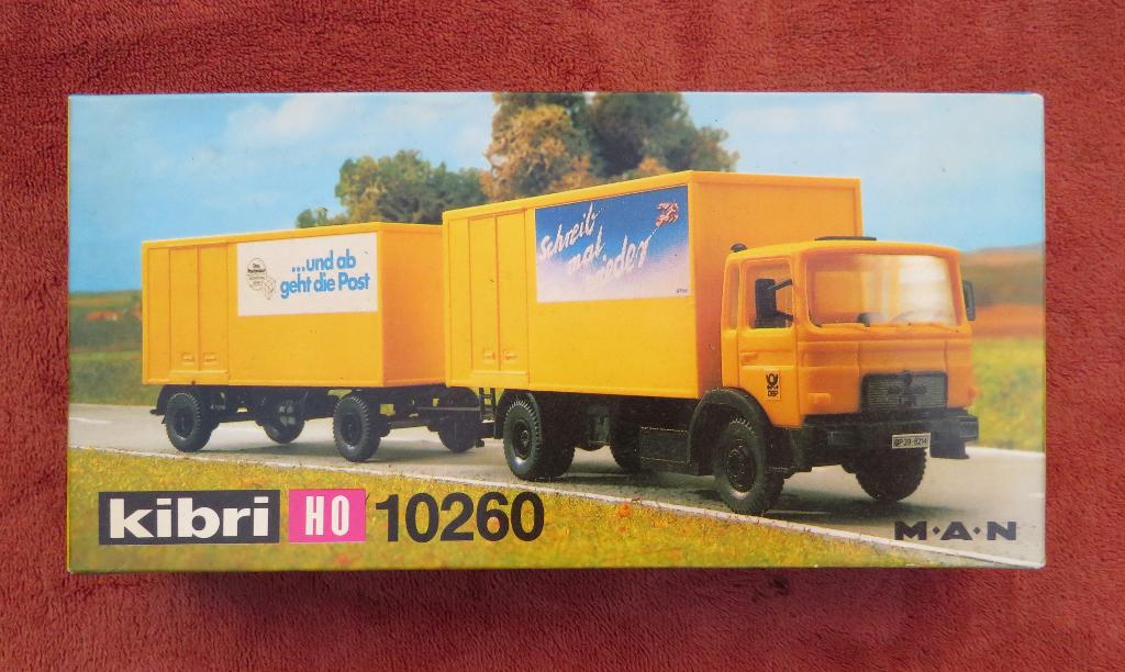 Kibri 10260. MAN vrachtwagen combinatie, Overige merken, Gelijkstroom of Wisselstroom, Overige typen, Nieuw