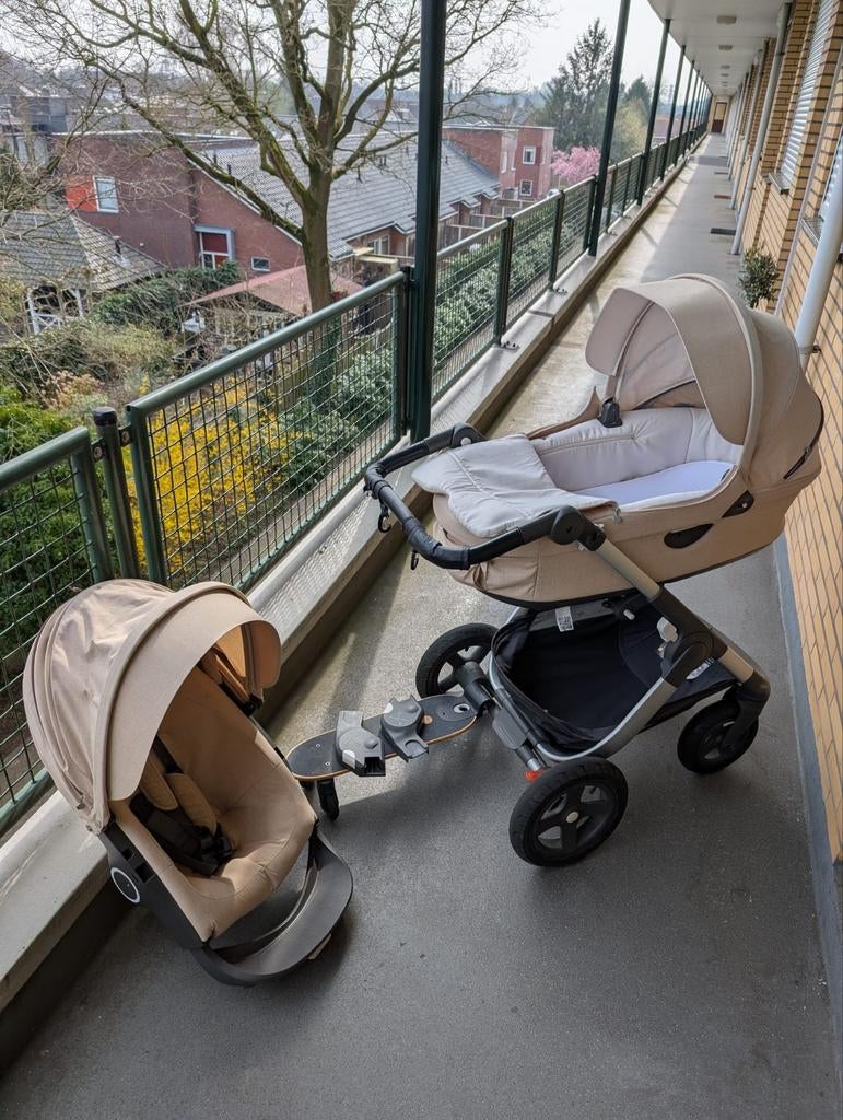 Complete Stokke Stroller Set, Gebruikt, Met autostoeltje, Combiwagen, Ophalen