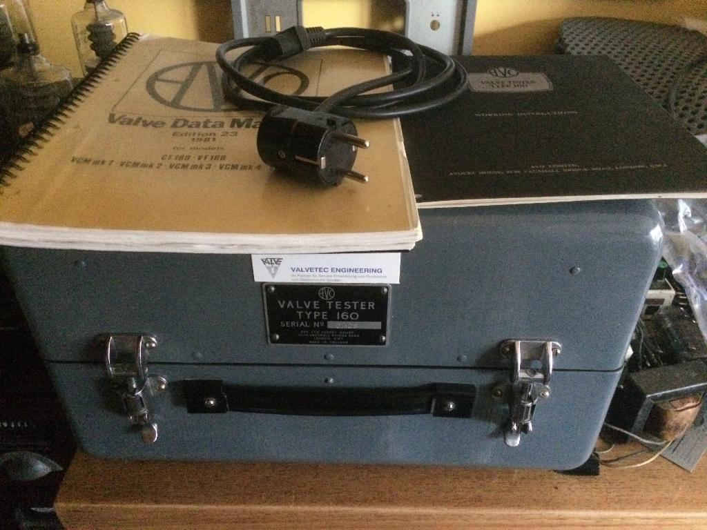 Buizentester Valve tester Type 160, Ophalen, Gebruikt