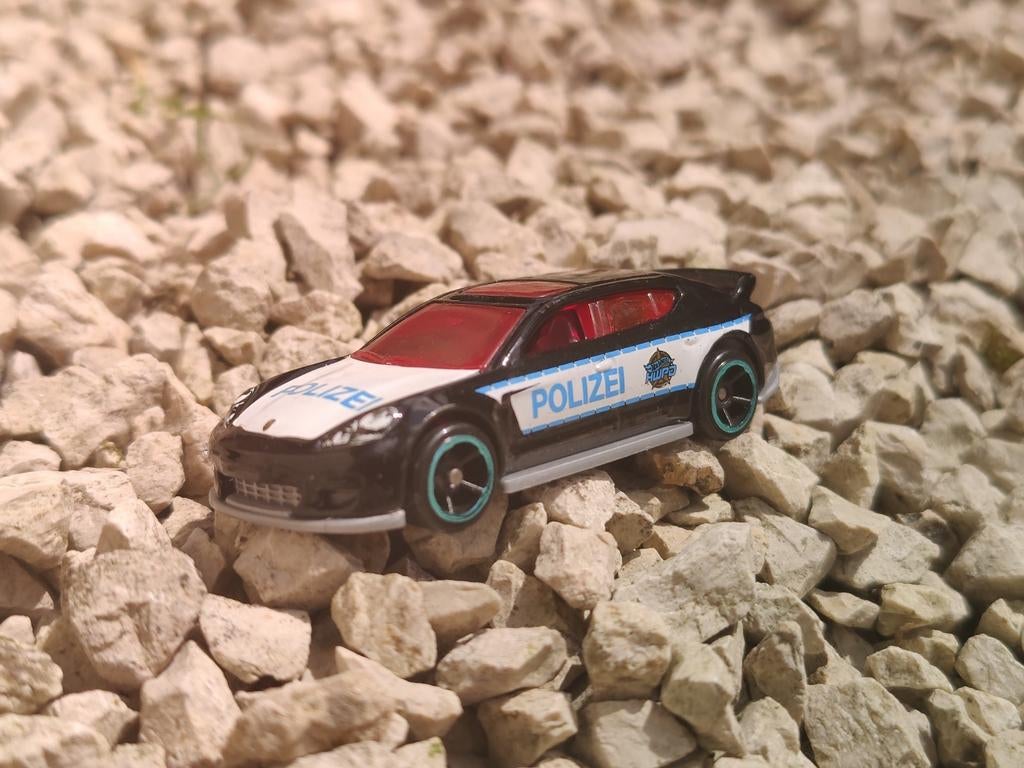Hot Wheels Porsche Panamera Polizei, Ophalen of Verzenden, Zo goed als nieuw, Auto