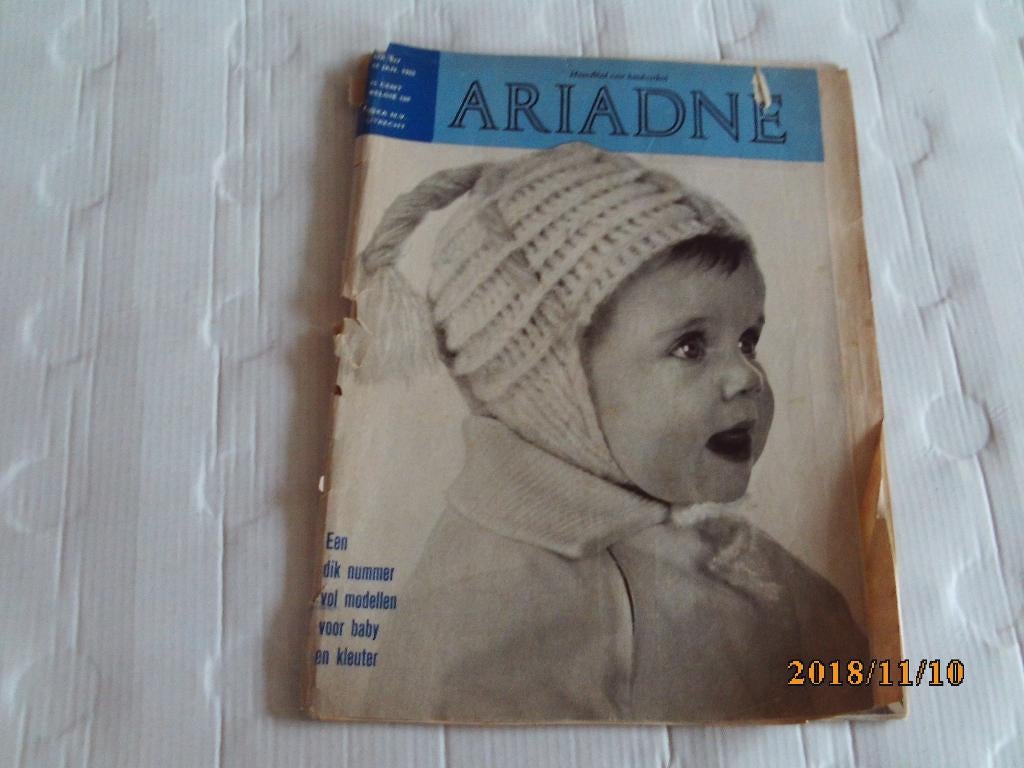ariadne maandblad voor handwerken nr. 217 - 15 jan. 1965, Ophalen of Verzenden, Gebruikt, Vrouw, Knipmode