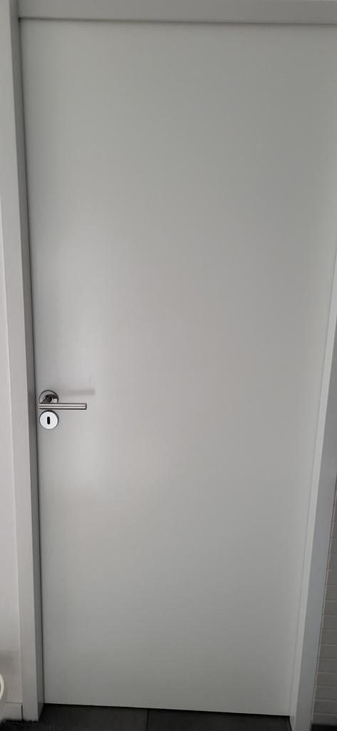 Opdekdeur volspaan 83x201,5, Doe-het-zelf en Verbouw, Deuren en Horren, Ophalen, 80 tot 100 cm, Binnendeur, 200 tot 215 cm