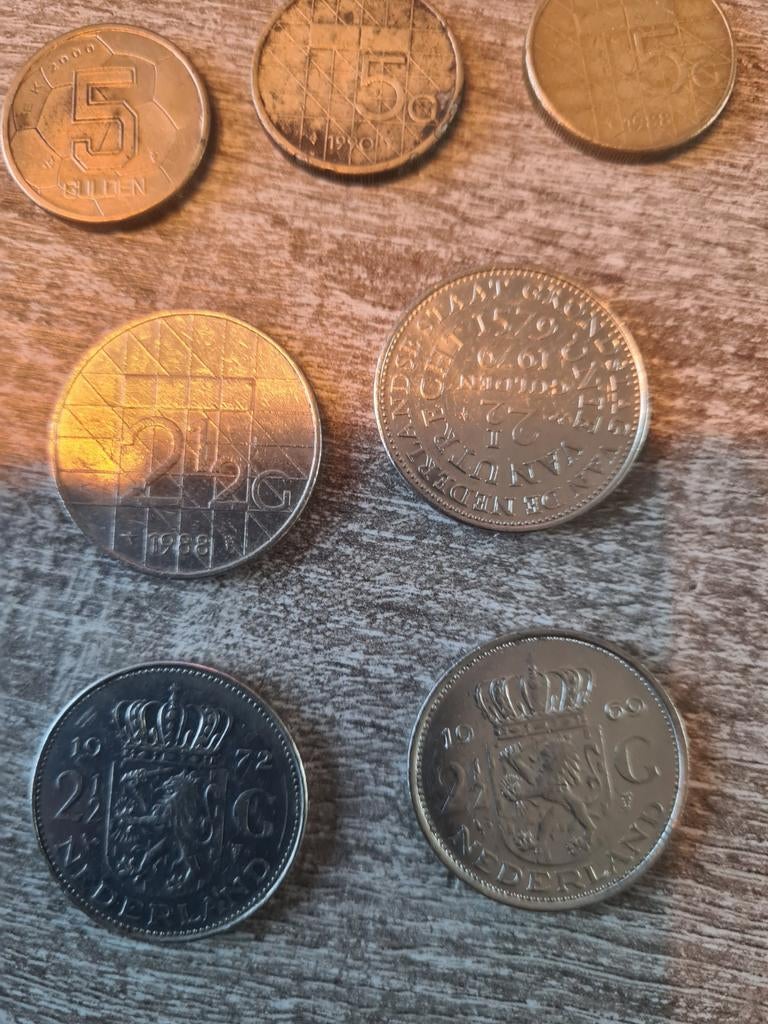 Collectie Nederlandse munten:, Postzegels en Munten, Munten | Nederland, Ophalen, Koningin Juliana, 1 gulden, Losse munt