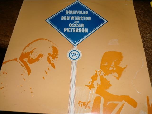 Ben Webster And Oscar Peterson ‎– Soulville  Verve 2LP,   UK, Gebruikt, Ophalen of Verzenden, 1940 tot 1960, 12 inch