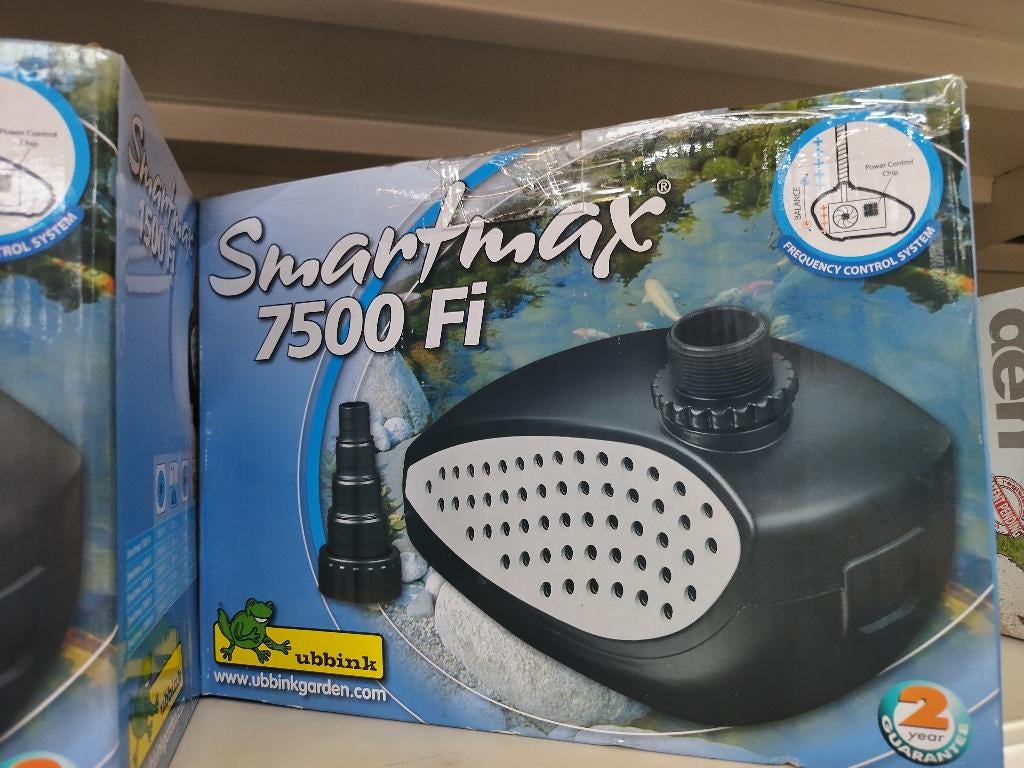 Vijverpomp Ubbink Smartmax 7500 FI vijverpomp nieuw in doos, Ophalen of Verzenden, Nieuw, Vijverpomp