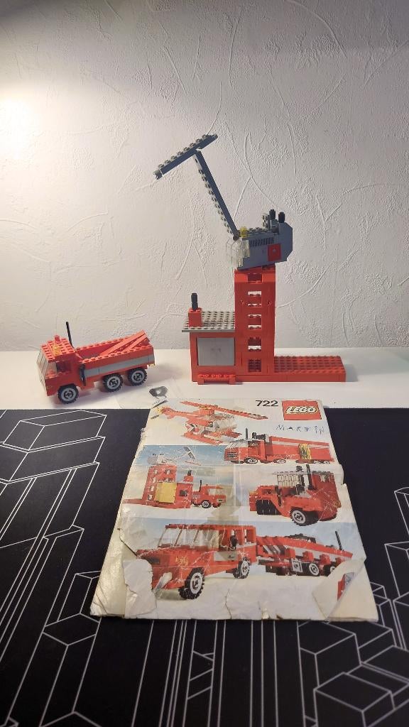 Lego Technic 722 Universal Building Set, Ophalen of Verzenden, Gebruikt, Complete set, Lego