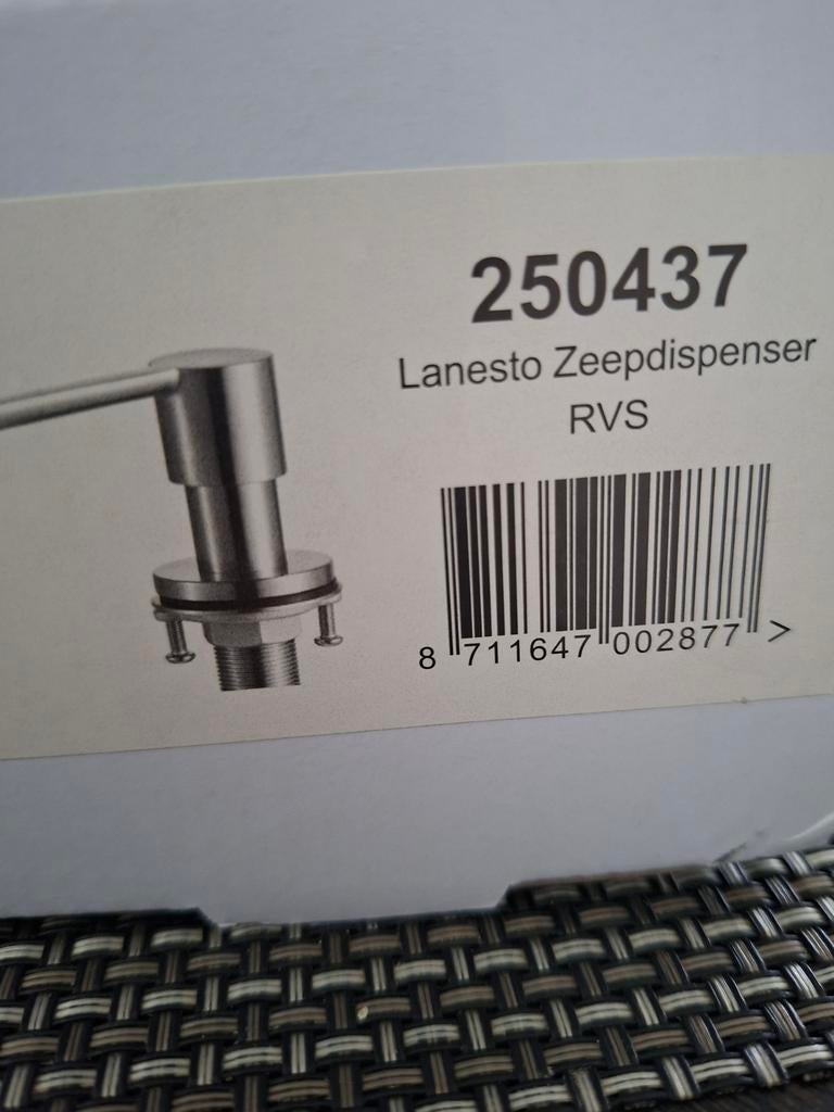 Quooker Lanesto Zeepdispenser RVS - Nieuw in verpakking, Ophalen of Verzenden, Nieuw
