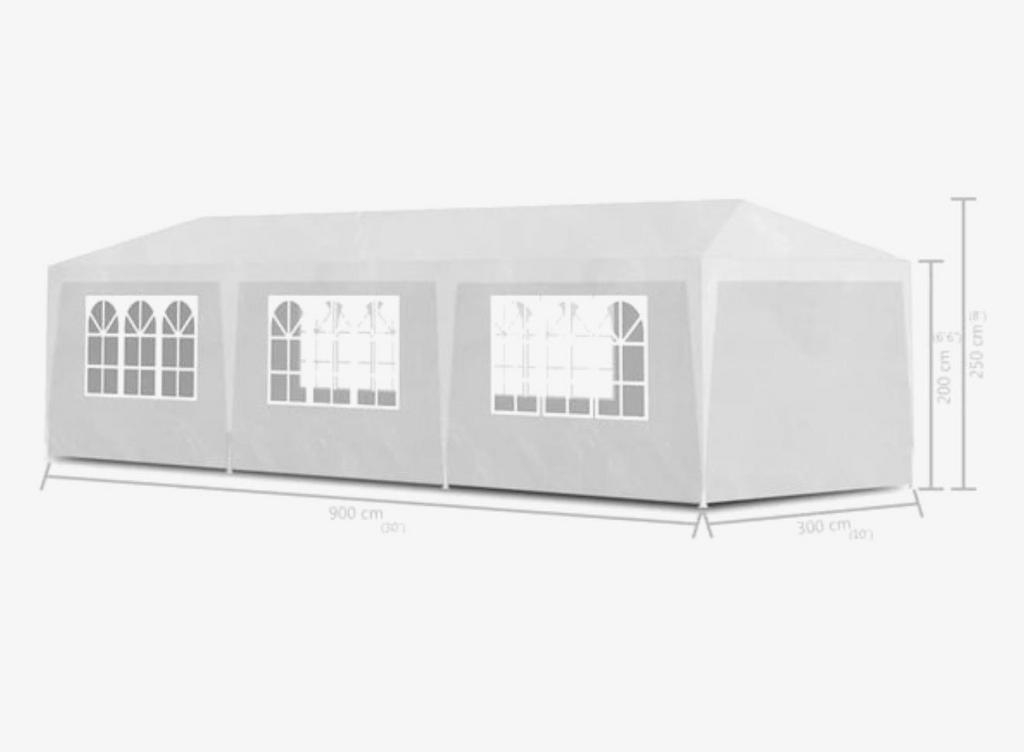 Partytent, Ophalen, Gebruikt, Opvouwbaar, Partytent