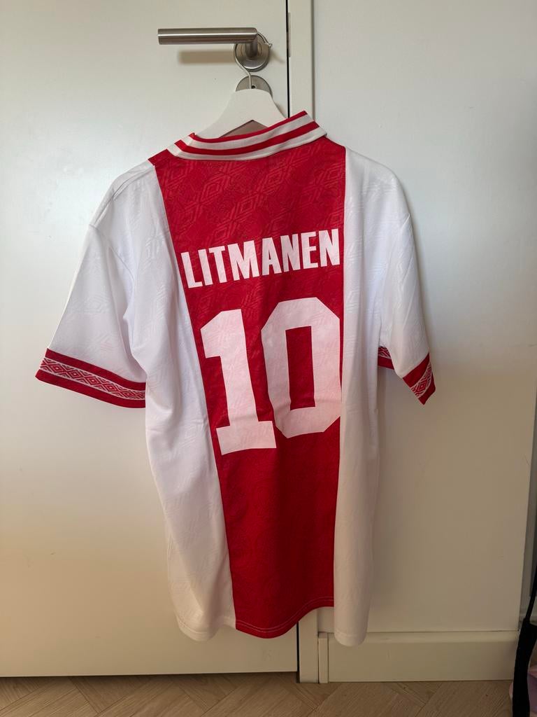 Litmanen Ajax maat L, Kleding | Heren, Sportkleding, Maat 52/54 (L), Verzenden, Nieuw, Voetbal