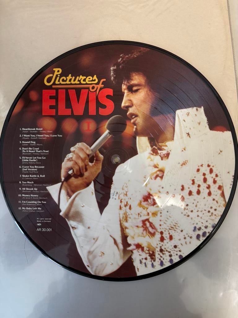 ELVIS Picture Disc ‘Pictures of Elvis’ (Made in Denmark), Ophalen of Verzenden, Zo goed als nieuw, 12 inch