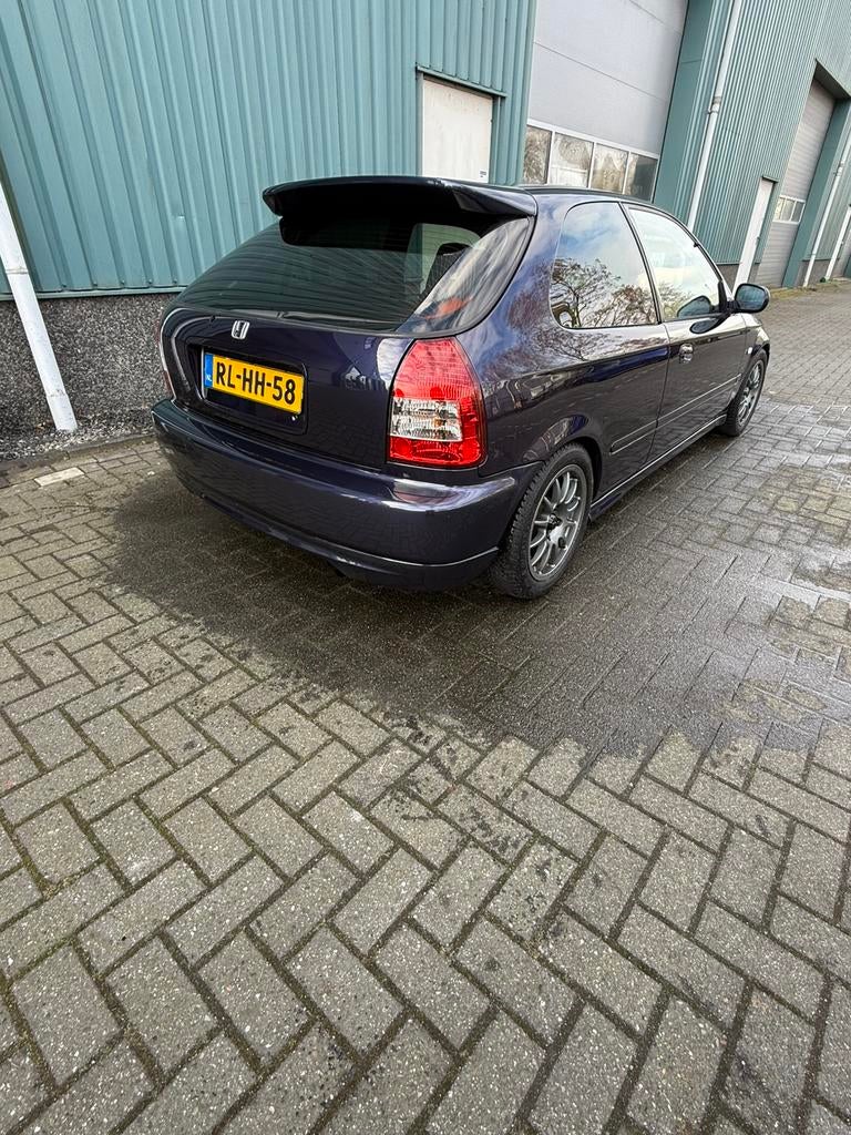 Honda Civic ej9 k20a2 240pk, Auto's, 1998 cc, Stof, Zwart, 4 stoelen