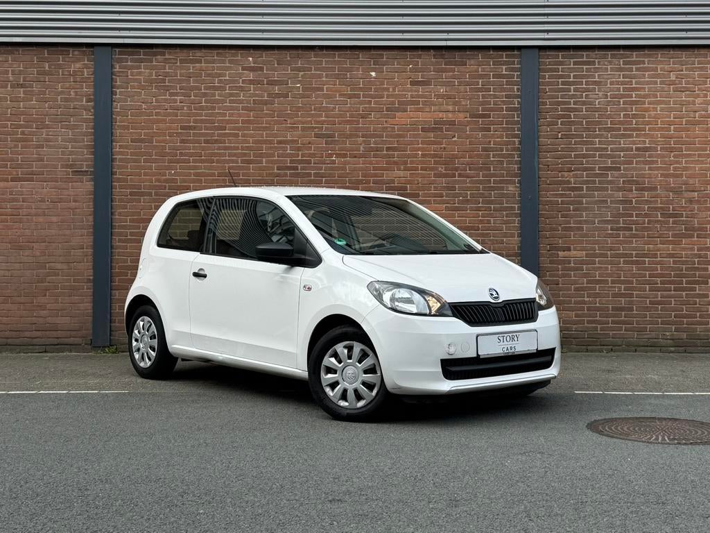 Skoda Citigo 1.0 | Airco | Recent groot onderhoud | Wit | 3D, Auto's, Voorwielaandrijving, Stof, Wit, Bedrijf