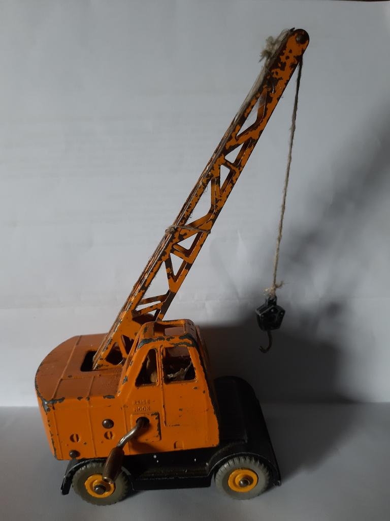 Vintage Dinky Supertoys Coles Mobile Crane - Oranje, Ophalen of Verzenden