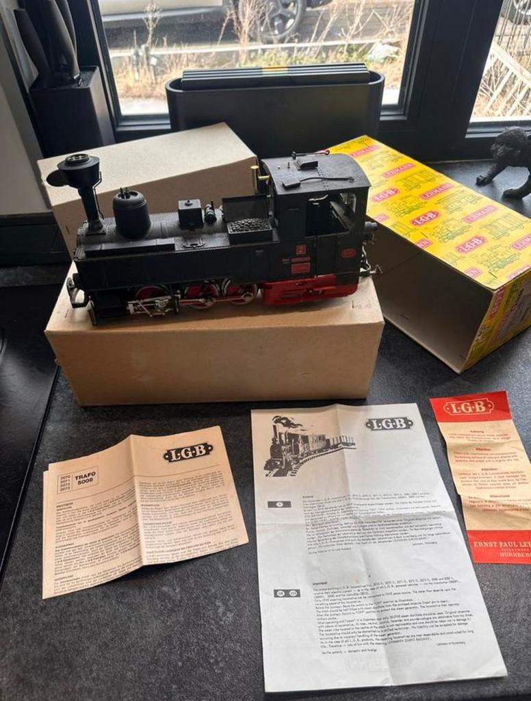 LGB Zillertalbahn stoom Locomotief 2071, Overige merken, Gebruikt, Ophalen of Verzenden, Gelijkstroom