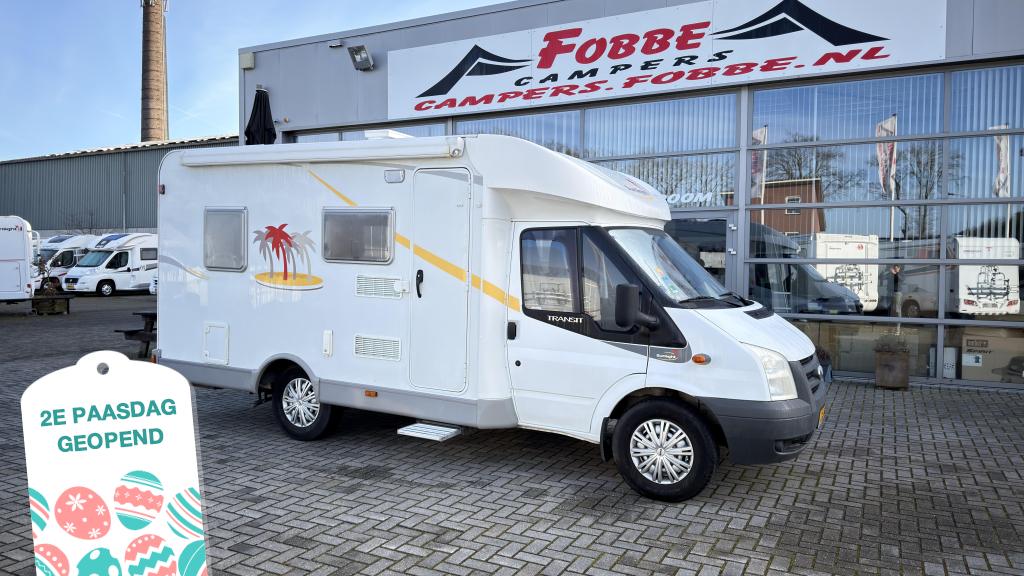 Fransbed met slechts 108dkm De Dethleffs Sunlight T58 '2007, Ringverwarming, Ford, Tot en met 2, Bedrijf