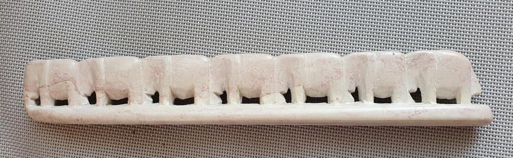 7 olifantjes in een rij, Antiek en Kunst, Curiosa en Brocante, Ophalen of Verzenden