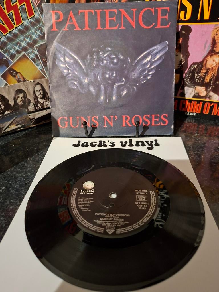 Guns N' Roses - Patience (7 inch vinyl single) 1989, Ophalen of Verzenden, Zo goed als nieuw, Overige formaten, Poprock