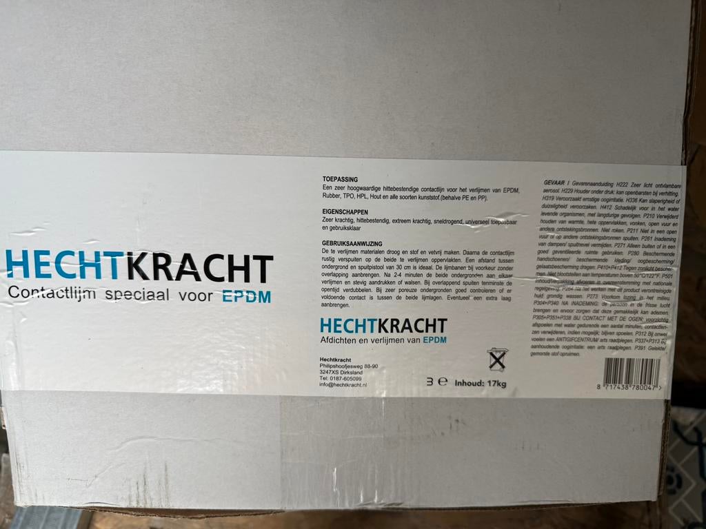 Hechtlijm EPDM krachtlijm, Ophalen, Overige materialen, Zwart, Overige typen