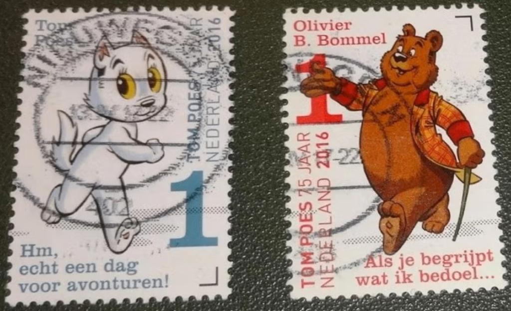 Tom Poes 75 jaar - 3426#3427 - 2016 - Bommel, Verzenden, Na 1940, Gestempeld