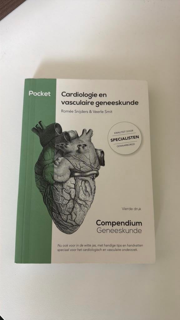 Compendium Geneeskunde pocket Cardiologie (nieuw), Ophalen of Verzenden, Nieuw