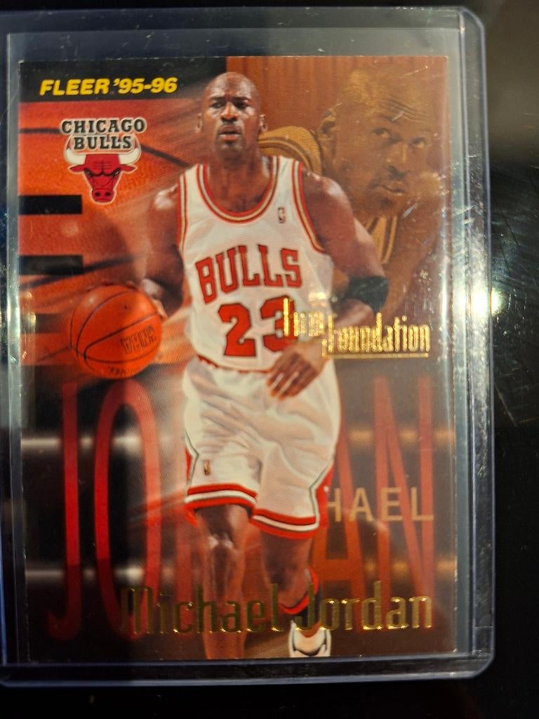 Michael Jordan Fleer 95/96 # 394 Basketball card, Verzenden, Zo goed als nieuw, Buitenlandse clubs, Spelerskaart