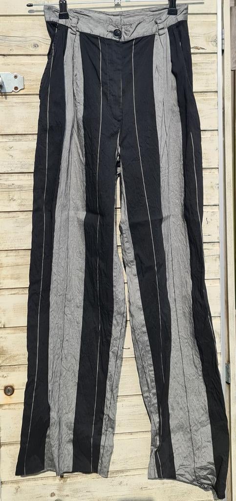 Eiske Henneman broek zwart grijs gestreept maat 38 z.g.a.n., Kleding | Dames, Maat 38/40 (M), Zwart, Ophalen of Verzenden, Zo goed als nieuw