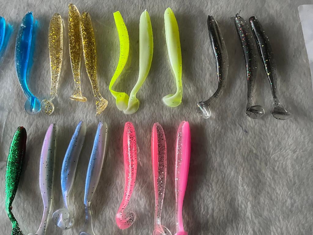 adv 136 / NIEUW mixset 27 dropshot shads, Ophalen of Verzenden, Nieuw, Overige typen