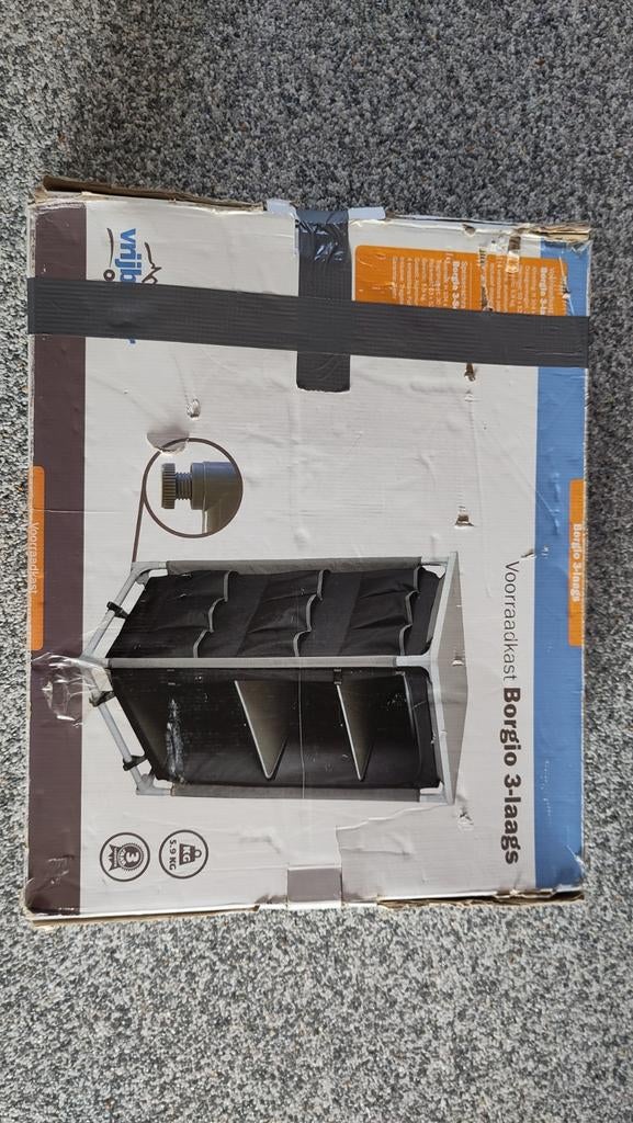 Vrijbuiter Borgio 3-laags voorraadkast camping, Ophalen, Gebruikt