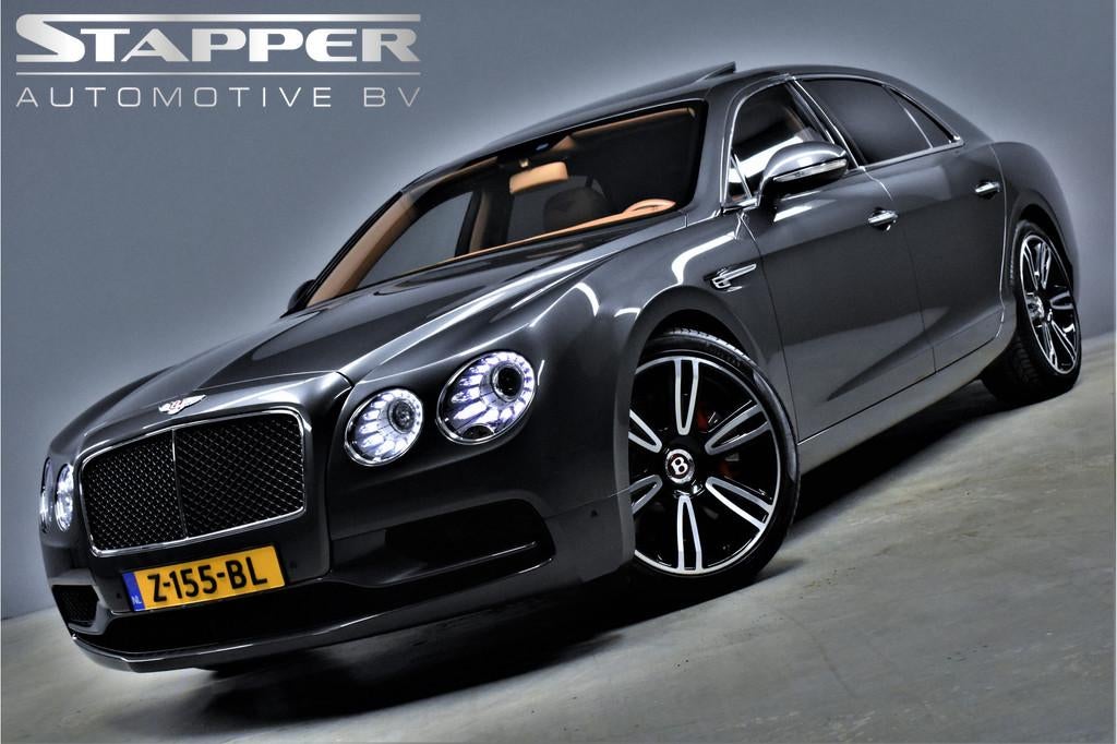 Bentley Flying Spur 4.0 V8 S 528pk Mulliner Dealer-OH Pano/N, Auto's, Automaat, Gebruikt, 4 stoelen, Lichtsensor
