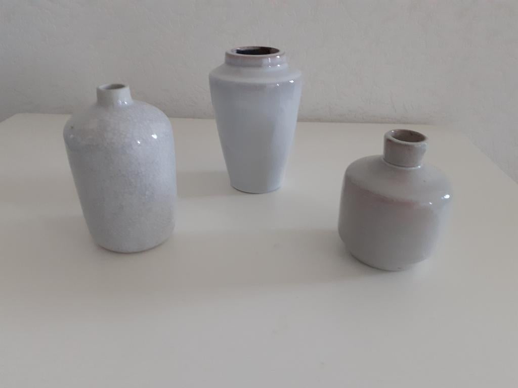 Vintage vaasjes, Overige kleuren, Ophalen of Verzenden, Minder dan 50 cm, Glas